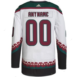 Arizona Coyotes adidas Primegreen Authentic Pro Custom Jersey - White