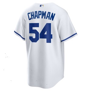 Aroldis Chapman Kansas City Royals Nike Home Replica Player Jersey - White