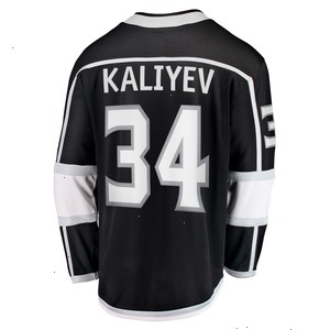 Arthur Kaliyev Los Angeles Kings Fanatics Branded Home Breakaway Player Jersey - Black