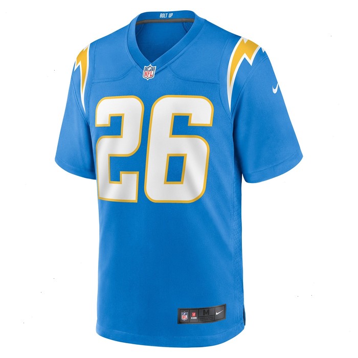 Asante Samuel Jr. Los Angeles Chargers Nike 2021 NFL Draft Pick Player Game Jersey - Powder Blue