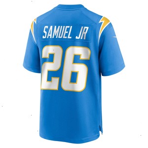 Asante Samuel Jr. Los Angeles Chargers Nike 2021 NFL Draft Pick Player Game Jersey - Powder Blue