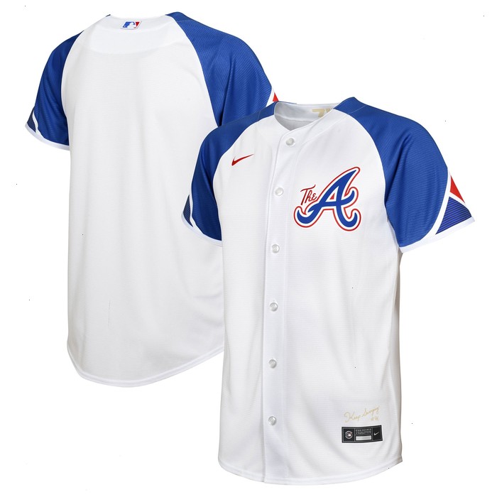 Atlanta Braves Nike Toddler 2023 City Connect Replica Jersey - White