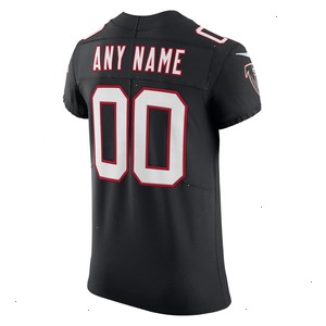 Atlanta Falcons Nike Alternate Vapor Elite Custom Jersey - Black