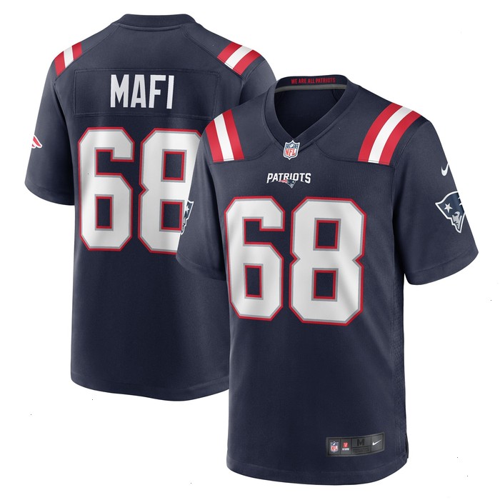 Atonio Mafi New England Patriots Nike Team Game Jersey - Navy