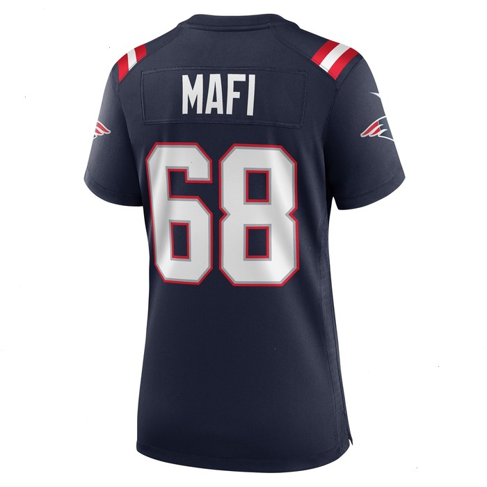 Atonio Mafi New England Patriots Nike Women's Team Game Jersey - Navy