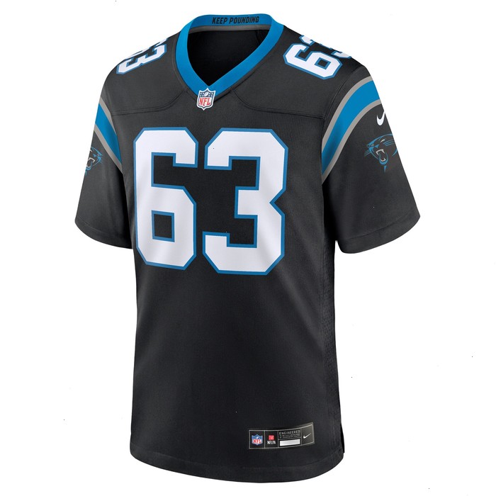 Austin Corbett Carolina Panthers Nike Team Game Jersey - Black