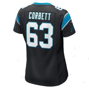 Austin Corbett Carolina Panthers Nike Women's Game Jersey - Black