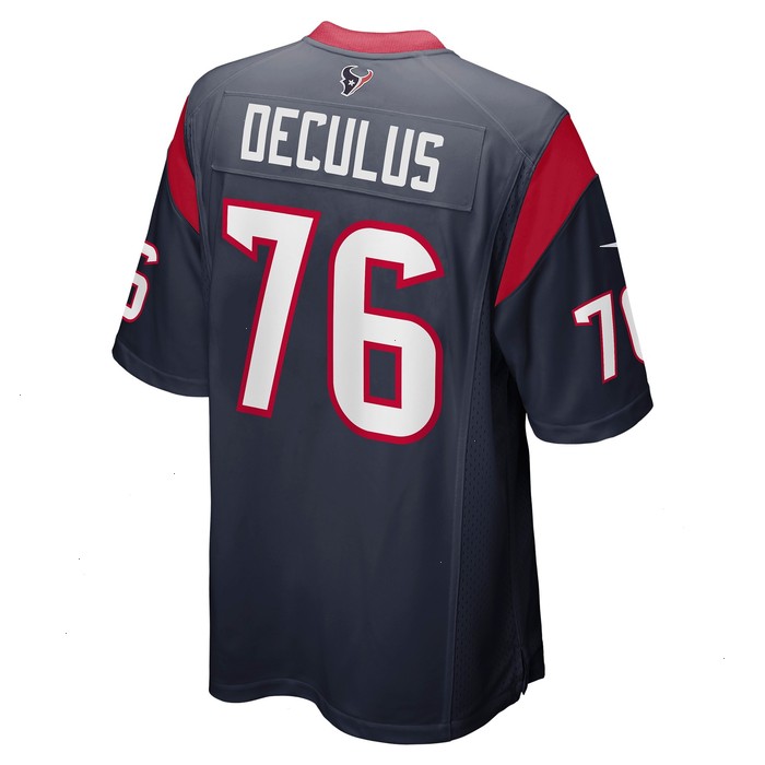 Austin Deculus Houston Texans Nike Game Player Jersey - Navy