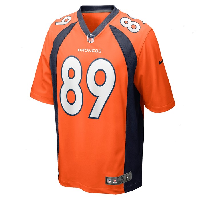 Austin Fort Denver Broncos Nike Game Jersey - Orange