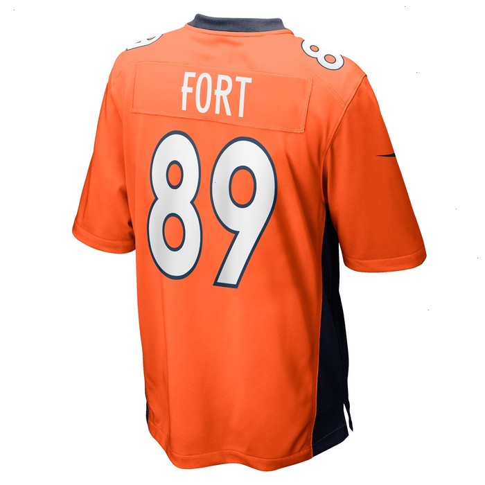 Austin Fort Denver Broncos Nike Game Jersey - Orange