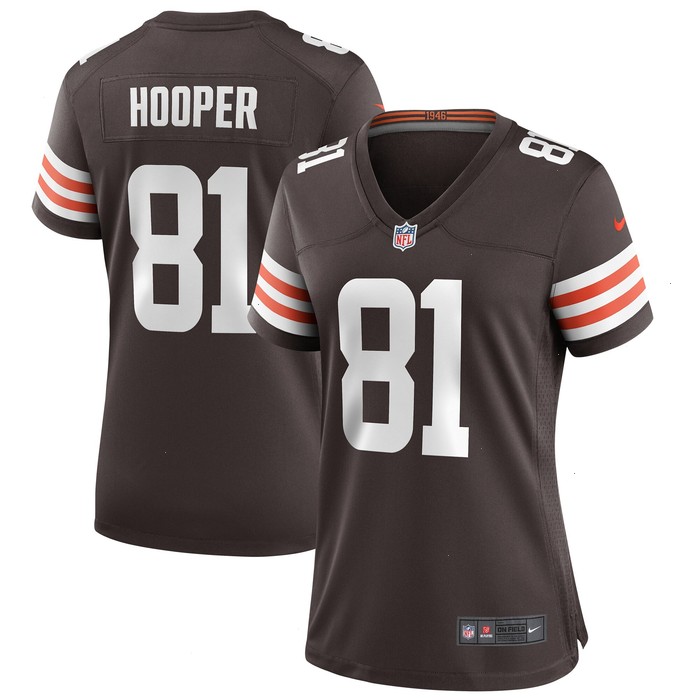 Austin Hooper Cleveland Browns Nike Women's Game Jersey - Brown