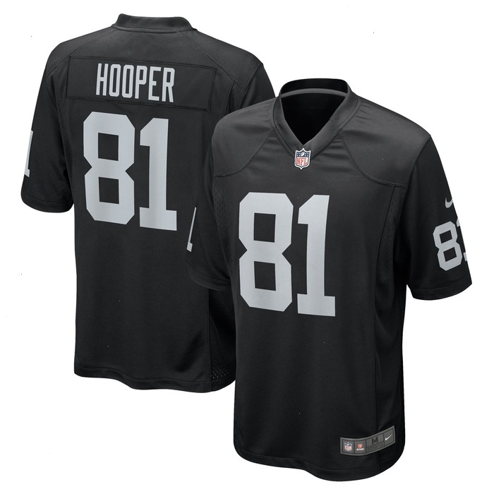 Austin Hooper Las Vegas Raiders Nike Team Game Jersey - Black