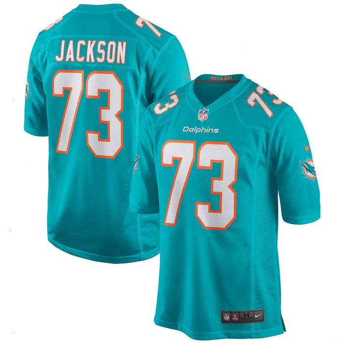 Austin Jackson Miami Dolphins Nike Player Game Jersey - Aqua