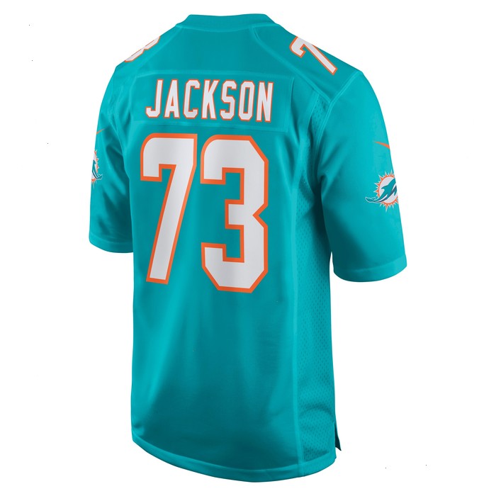 Austin Jackson Miami Dolphins Nike Player Game Jersey - Aqua