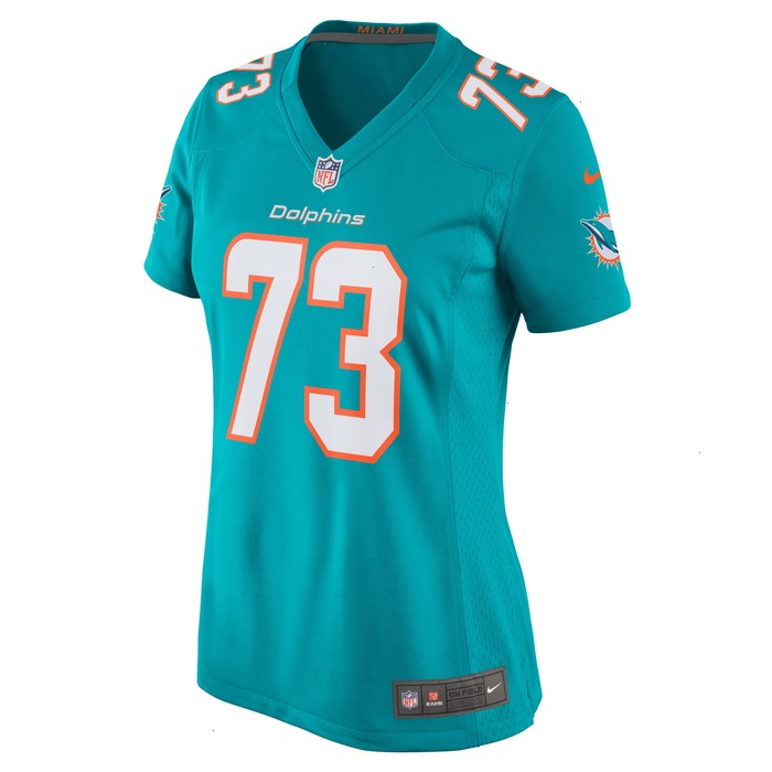 Austin Jackson Miami Dolphins Nike Women's Game Jersey - Aqua