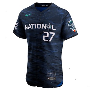 Austin Riley National League Nike 2023 MLB All-Star Game Vapor Premier Elite Player Jersey - Royal