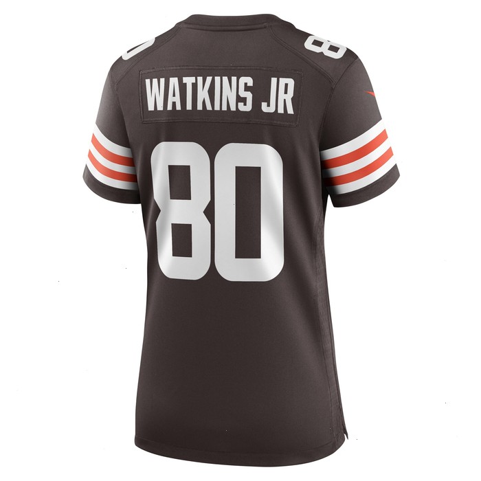 Austin Watkins Jr. Cleveland Browns Nike Women's Team Game Jersey - Brown