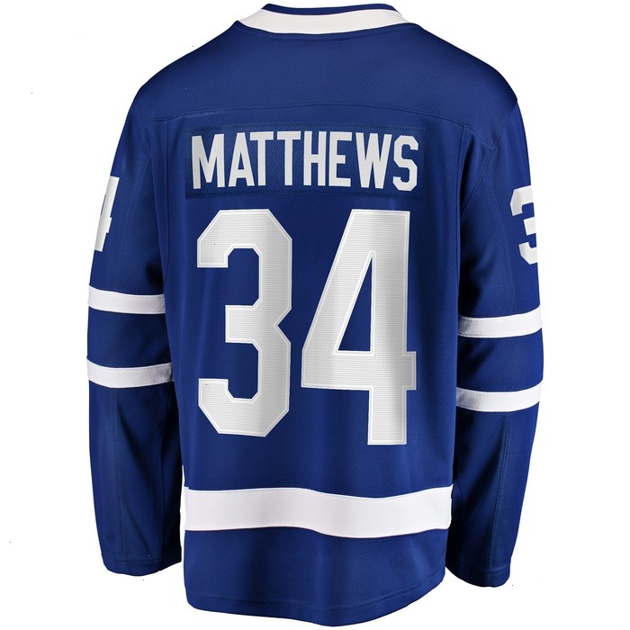 Auston Matthews Toronto Maple Leafs Fanatics Branded Home Breakaway Jersey - Blue