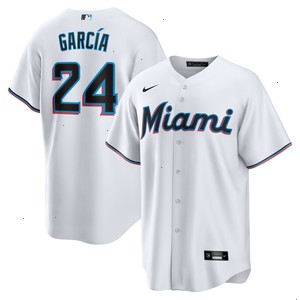 Avisaíl García Miami Marlins Nike Home Replica Player Jersey - White