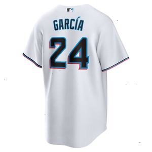 Avisaíl García Miami Marlins Nike Home Replica Player Jersey - White