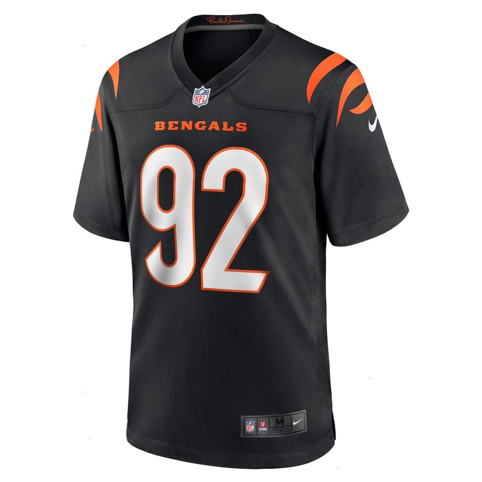 B.J. Hill Cincinnati Bengals Nike Game Jersey - Black