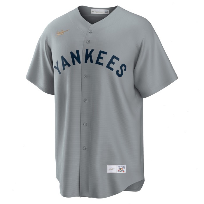 Babe Ruth New York Yankees Nike Road Cooperstown Collection Player Jersey - Gray