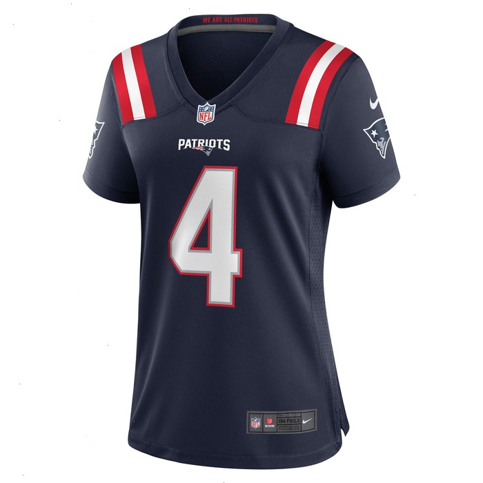 Bailey Zappe New England Patriots Nike Women's Game Player Jersey - Navy