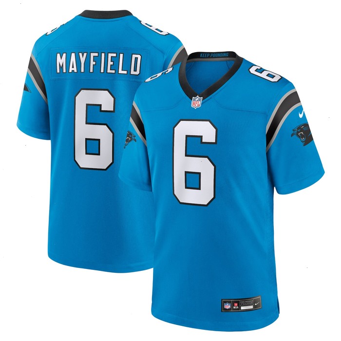 Baker Mayfield Carolina Panthers Nike Alternate Player Game Jersey - Blue V1