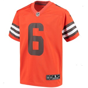 Baker Mayfield Cleveland Browns Nike Youth Inverted Team Game Jersey - Orange