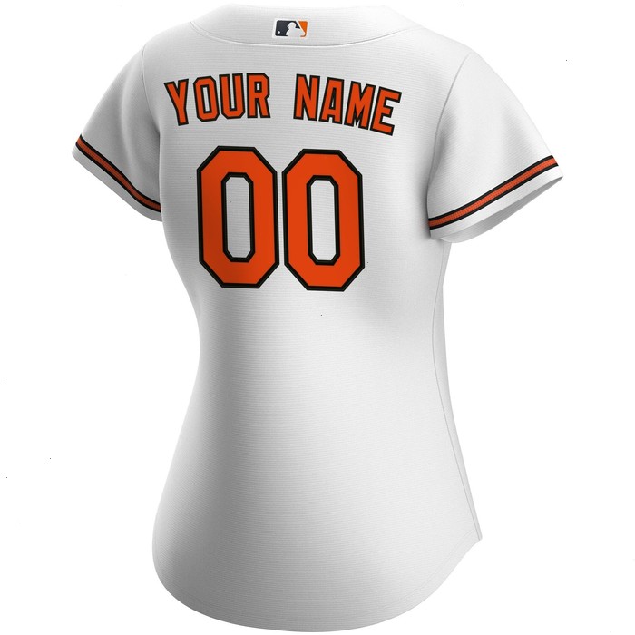 Baltimore Orioles Nike Women's Home Replica Custom Jersey - White