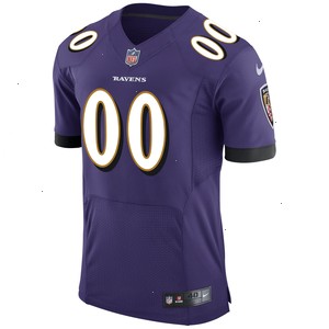 Baltimore Ravens Nike Speed Machine Custom Elite Jersey - Purple