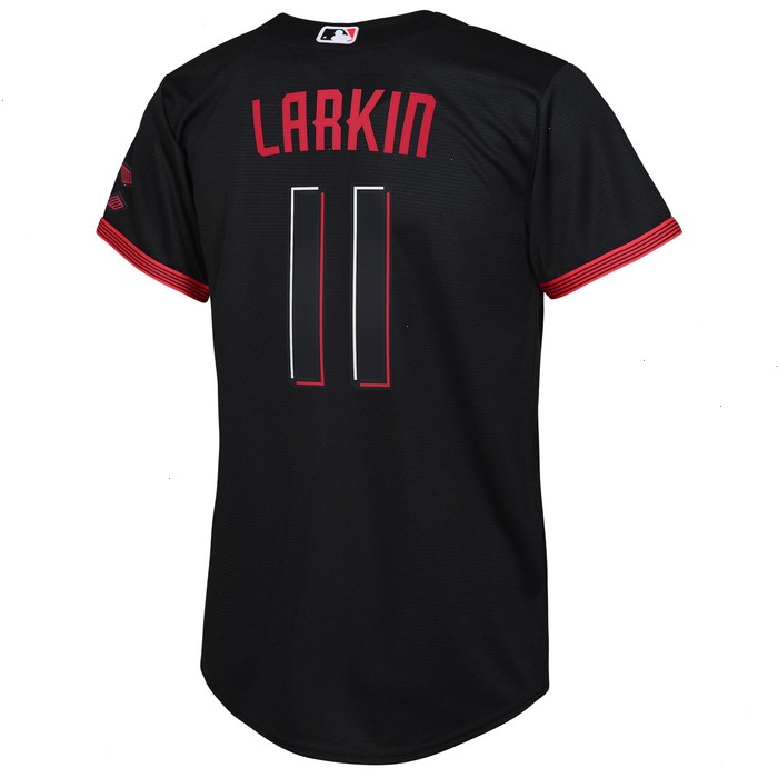 Barry Larkin Cincinnati Reds Nike Youth 2023 City Connect Replica Player Jersey - Black