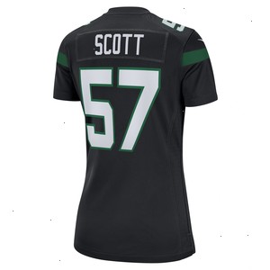 Bart Scott New York Jets Nike Women's Retired Player Jersey - Black