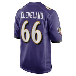 Ben Cleveland Baltimore Ravens Nike Game Jersey - Purple