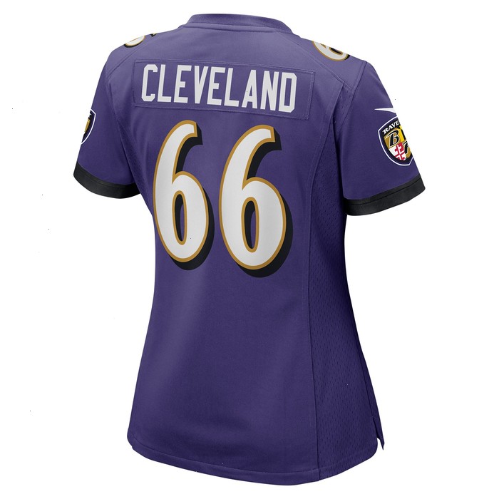 Ben Cleveland Baltimore Ravens Nike Women's Game Jersey - Purple