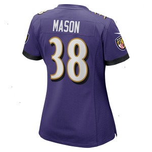 Ben Mason Baltimore Ravens Nike Women's Game Jersey - Purple