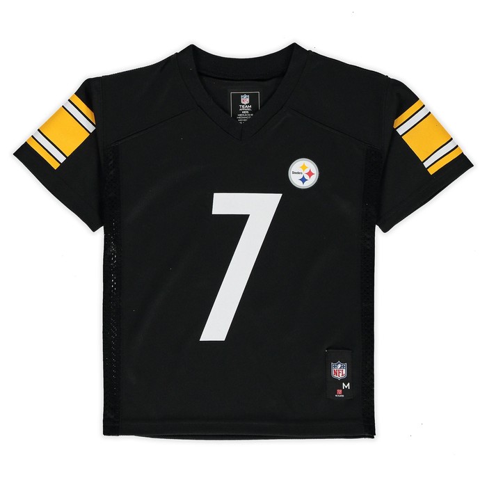 Ben Roethlisberger Pittsburgh Steelers Preschool Replica Player Jersey - Black