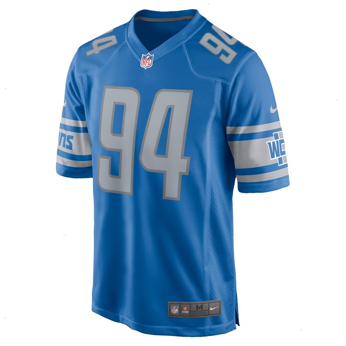 Benito Jones Detroit Lions Nike Home Game Player Jersey - Blue