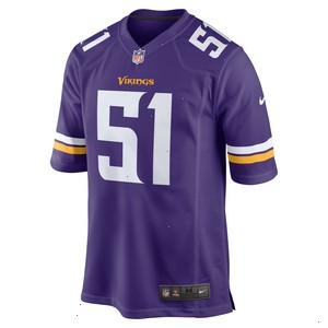 Benton Whitley Minnesota Vikings Nike Home Game Player Jersey - Purple