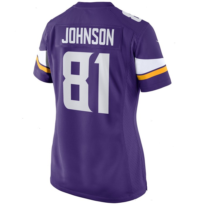 Bisi Johnson Minnesota Vikings Nike Women's Game Jersey - Purple