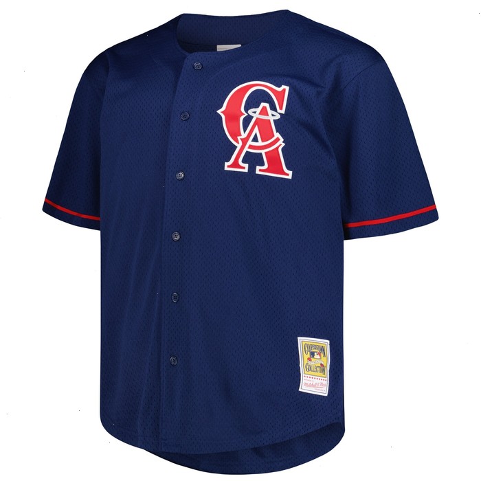 Bo Jackson California Angels Mitchell & Ness Big & Tall Cooperstown Collection Batting Practice Replica Jersey - Navy