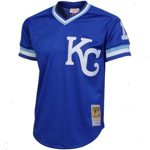 Bo Jackson Kansas City Royals Mitchell & Ness 1989 Authentic Cooperstown Collection Batting Mesh Practice Jersey - Royal