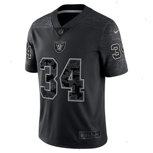 Bo Jackson Las Vegas Raiders Nike Retired Player RFLCTV Limited Jersey - Black