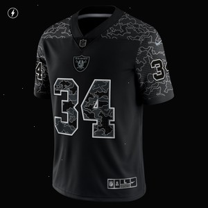 Bo Jackson Las Vegas Raiders Nike Retired Player RFLCTV Limited Jersey - Black