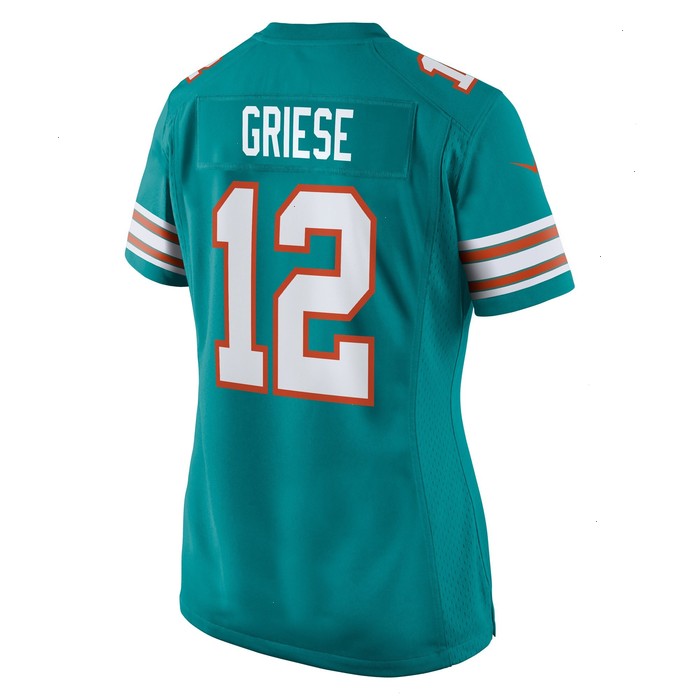 Bob Griese Miami Dolphins Nike Women's Retired Player Jersey - Aqua