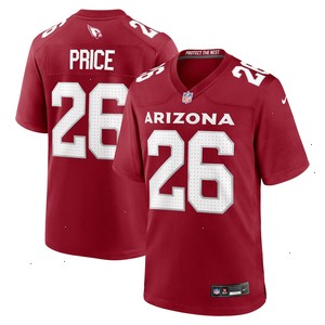 Bobby Price Arizona Cardinals Nike Team Game Jersey - Cardinal