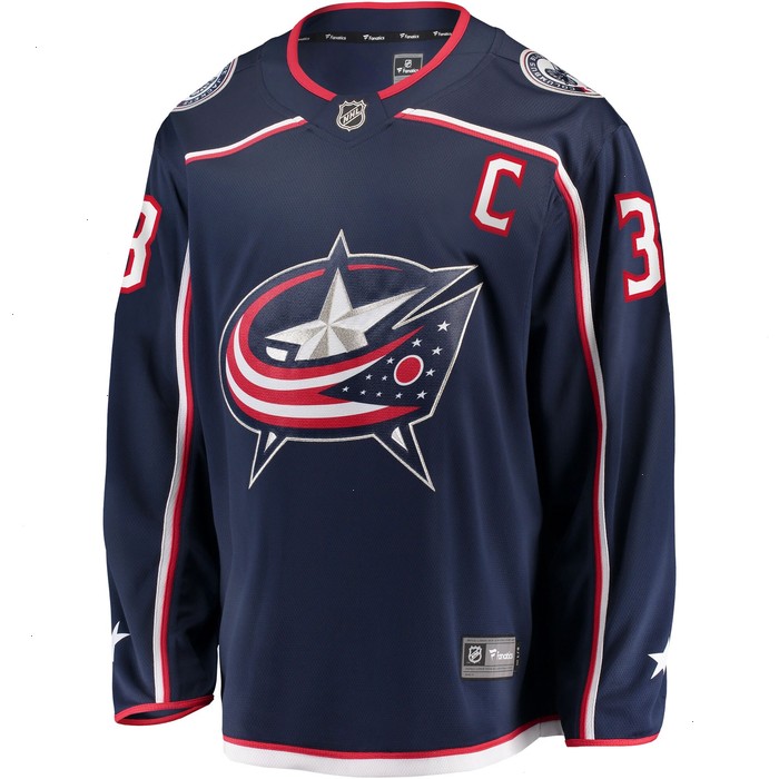 Boone Jenner Columbus Blue Jackets Home Breakaway Player Jersey - Navy