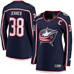 Boone Jenner Columbus Blue Jackets Women's Home Breakaway Player Jersey - Navy