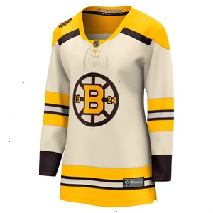 Boston Bruins Fanatics Branded Women's 100th Anniversary Premier Breakaway Jersey - Cream