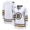  Boston Bruins Fanatics Branded Women's 100th Anniversary Premier Breakaway Jersey - White